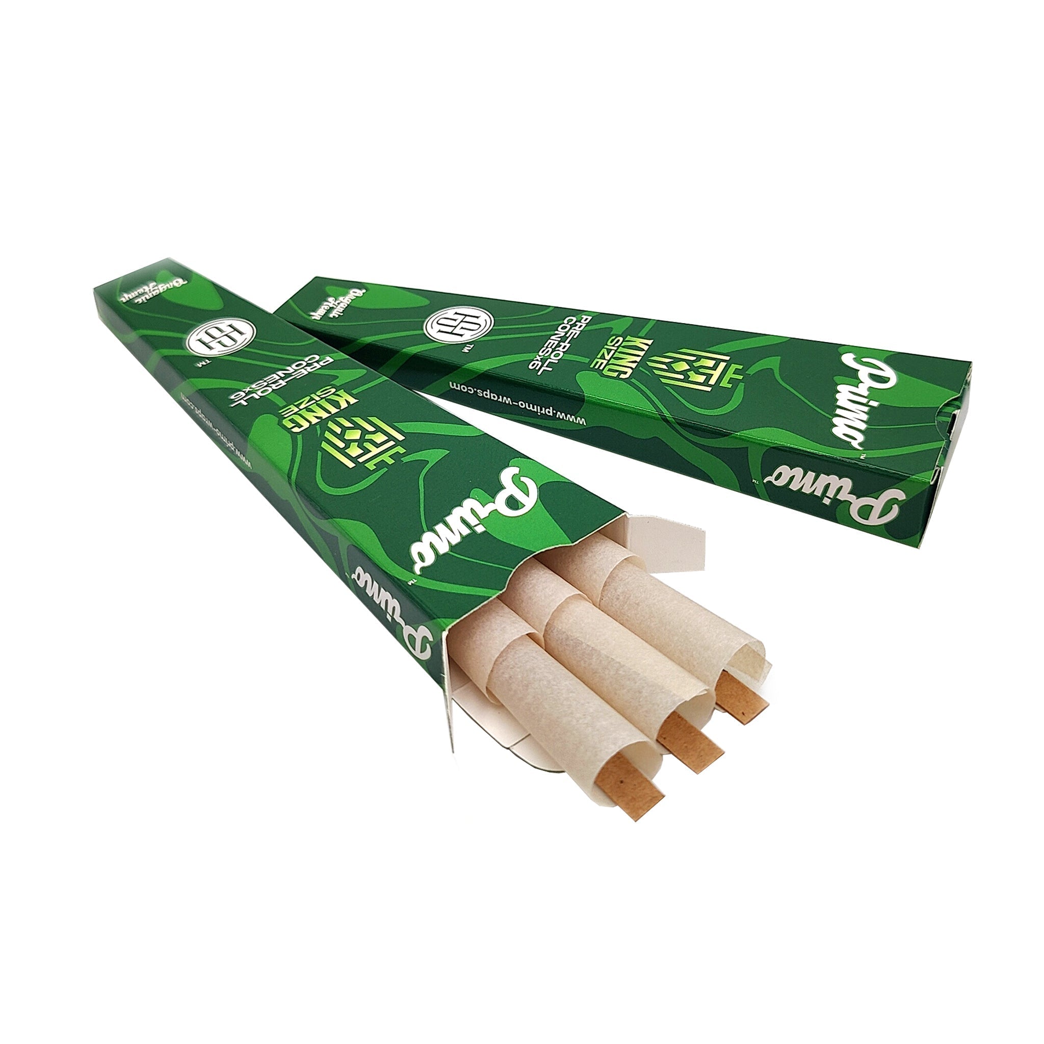 High Society Primo King Size Organic Hemp Pre-Roll Cones (Box of 30 Packs)