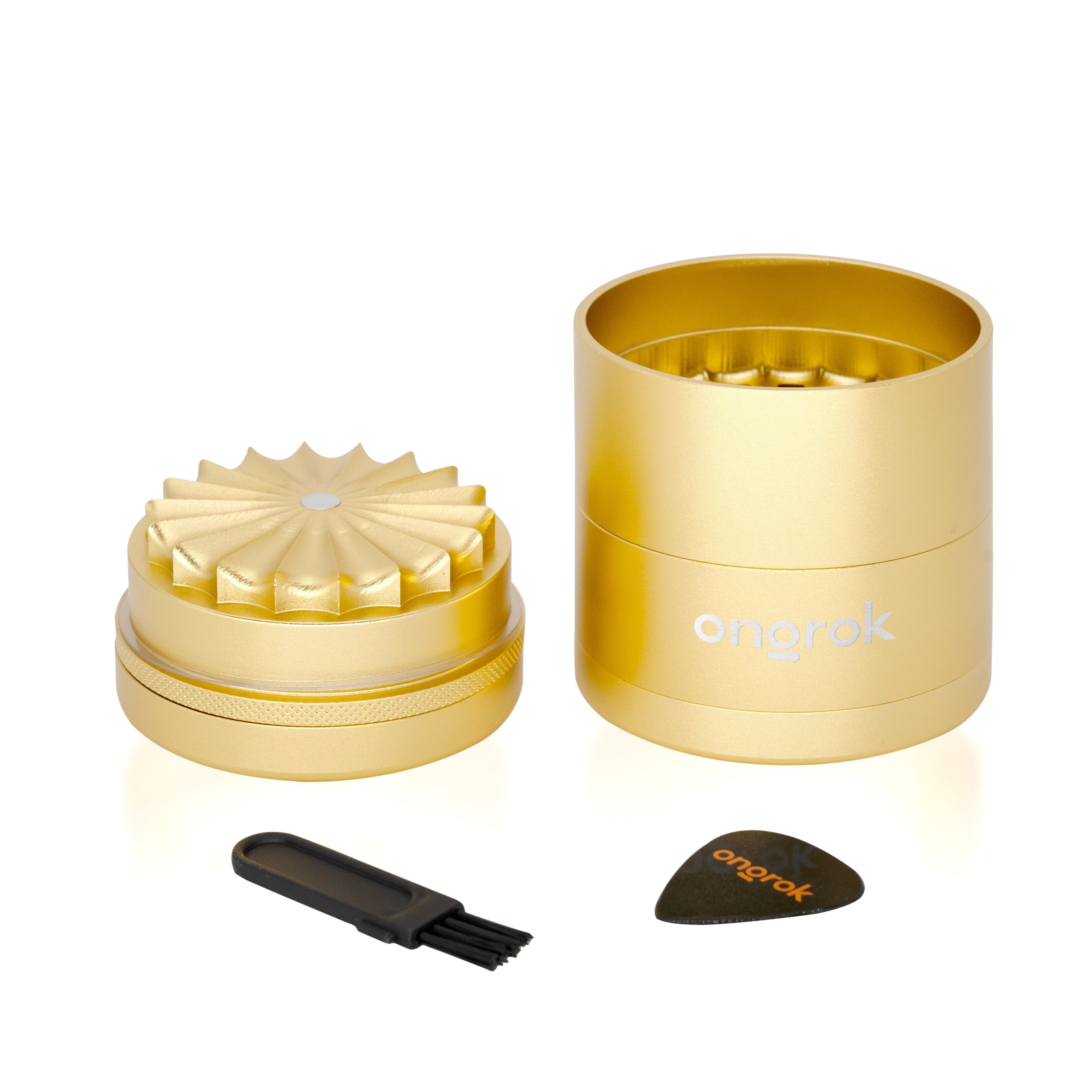 Ongrok 5-Piece Flower Petal Toothless Grinder