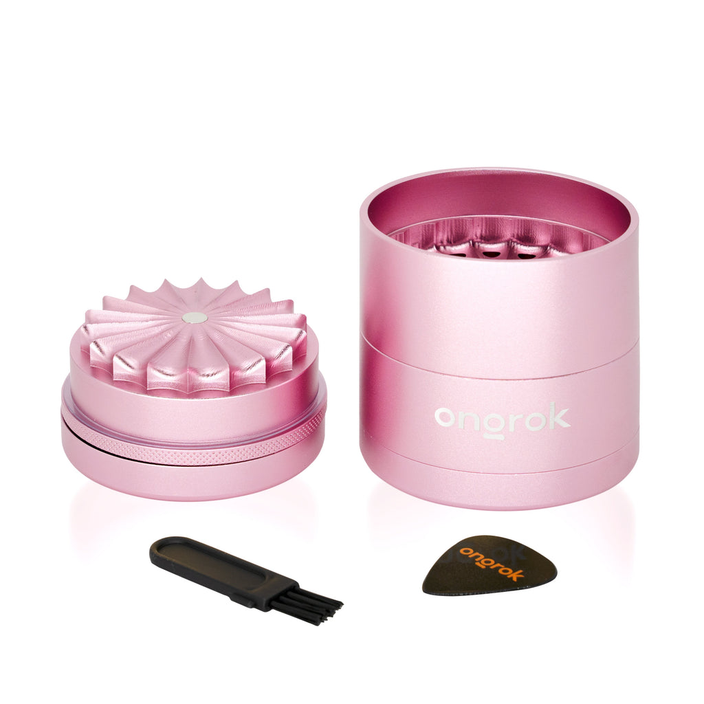 Ongrok 5-Piece Flower Petal Toothless Grinder