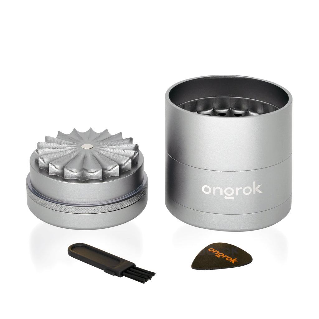 Ongrok 5-Piece Flower Petal Toothless Grinder