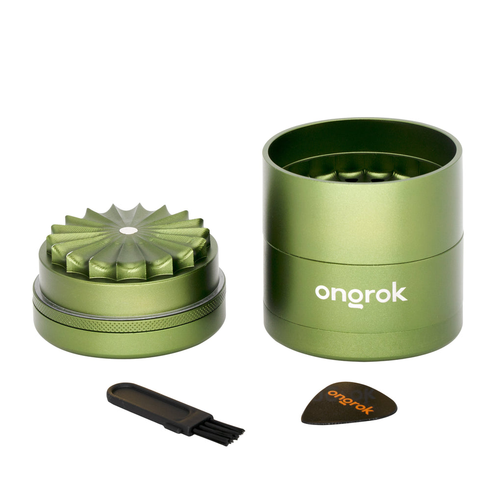 Ongrok 5-Piece Flower Petal Toothless Grinder