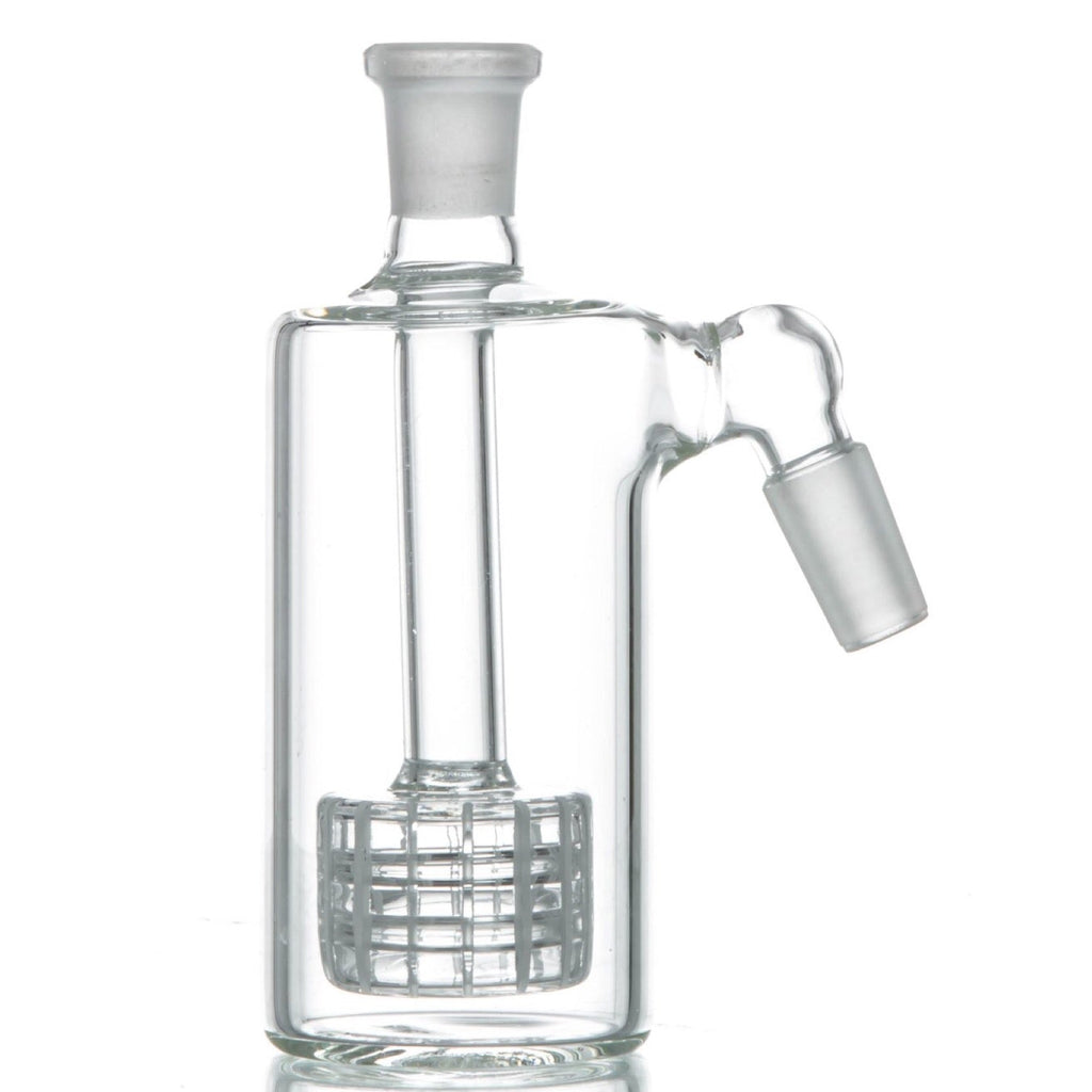 CaliConnected Clear Glass Matrix Perc Ashcatcher (Multi-Size/Angle)