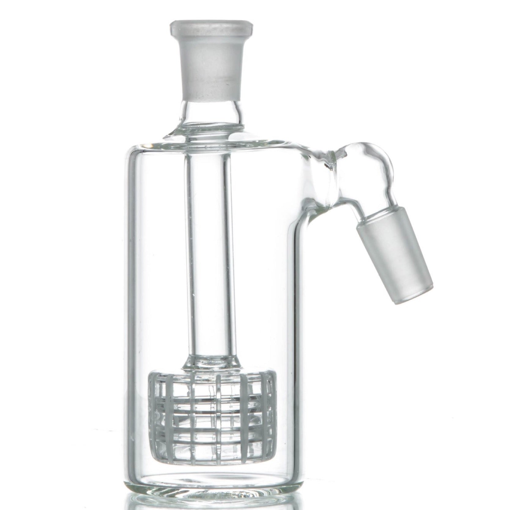 CaliConnected Clear Glass Matrix Perc Ashcatcher (Multi-Size/Angle)