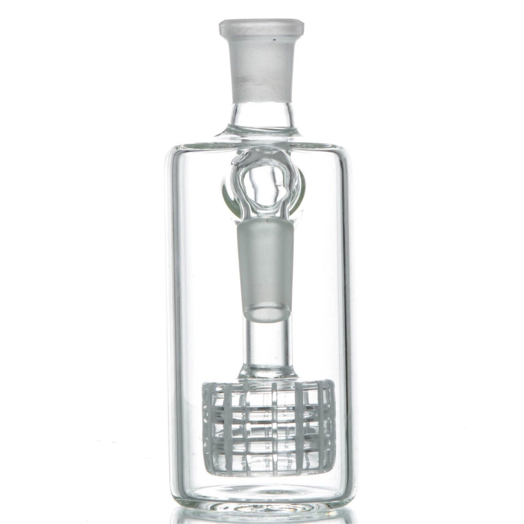 CaliConnected Clear Glass Matrix Perc Ashcatcher (Multi-Size/Angle)