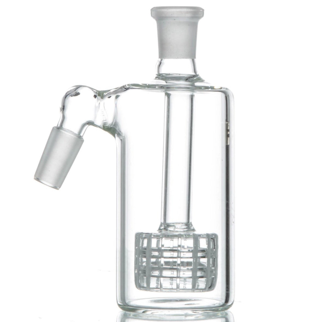 CaliConnected Clear Glass Matrix Perc Ashcatcher (Multi-Size/Angle)
