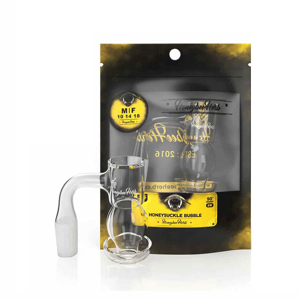 Black Line Honeysuckle Bubble Quartz Banger - All Joint Options