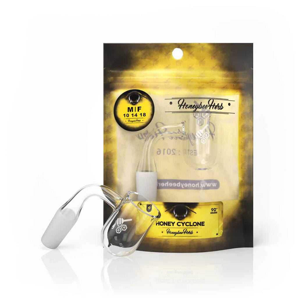 Honeybee Herb YL Quartz Bangers (14/18mm, 90° Angle)