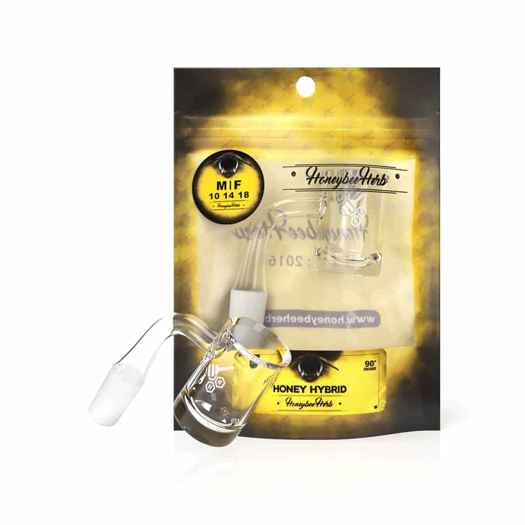 Honeybee Herb YL Quartz Bangers (14/18mm, 90° Angle)