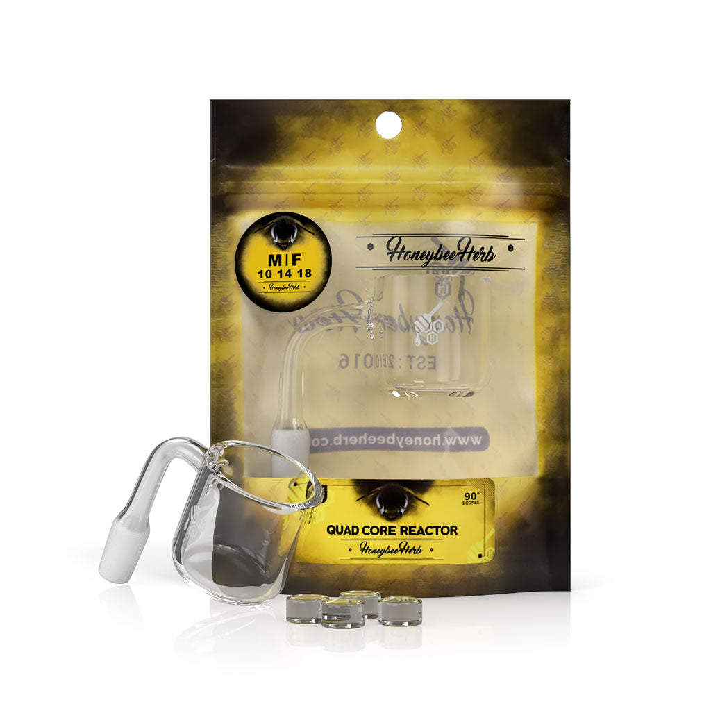 Honeybee Herb YL Quartz Bangers (14/18mm, 90° Angle)