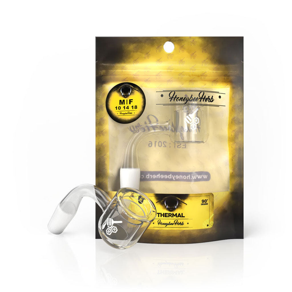 Honeybee Herb YL Quartz Bangers (14/18mm, 90° Angle)