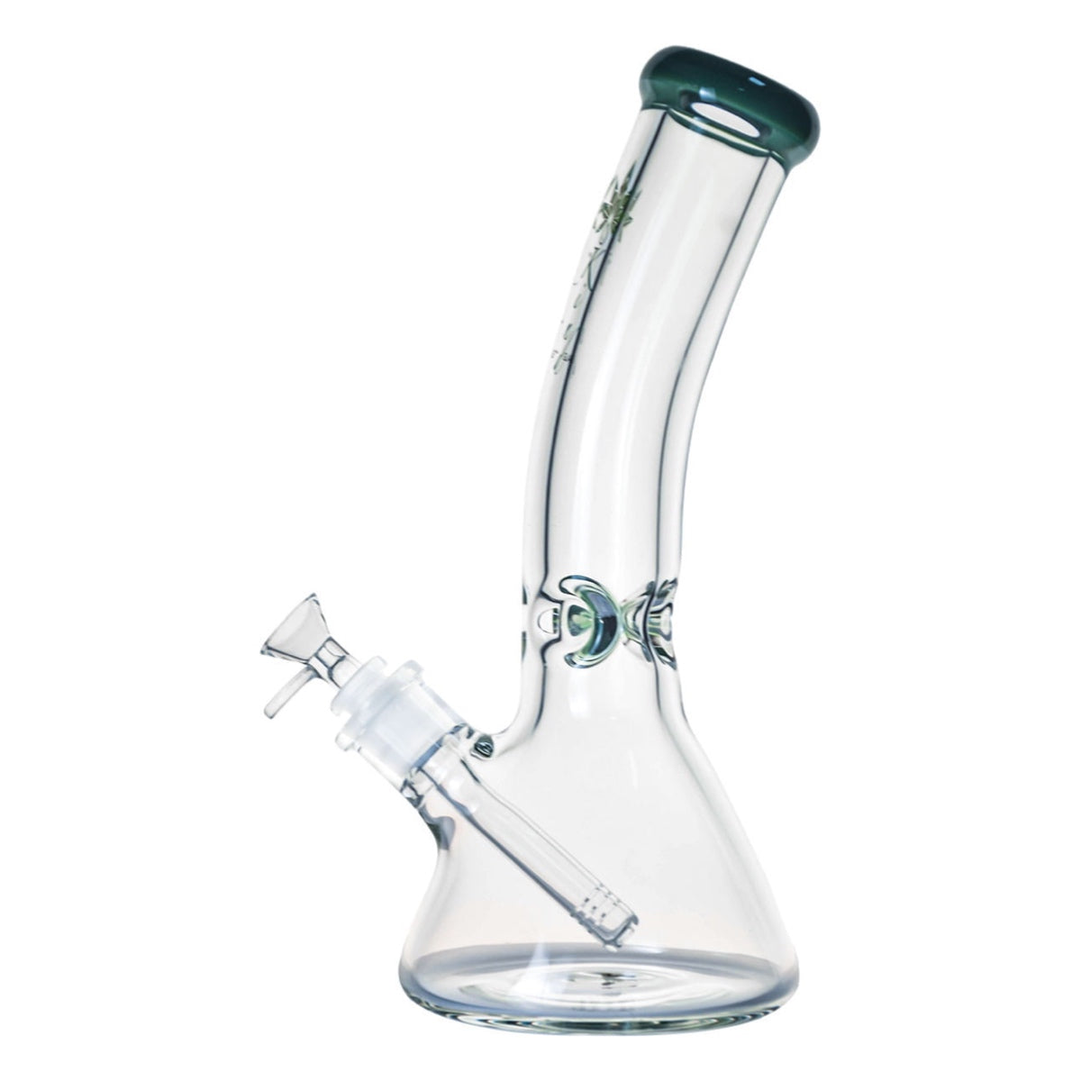 Kind Glass 9mm Thick Bent Neck Beaker Bong - Multiple Sizes