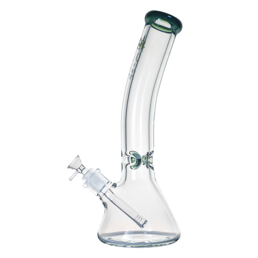 Kind Glass 9mm Thick Bent Neck Beaker Bong - Multiple Sizes
