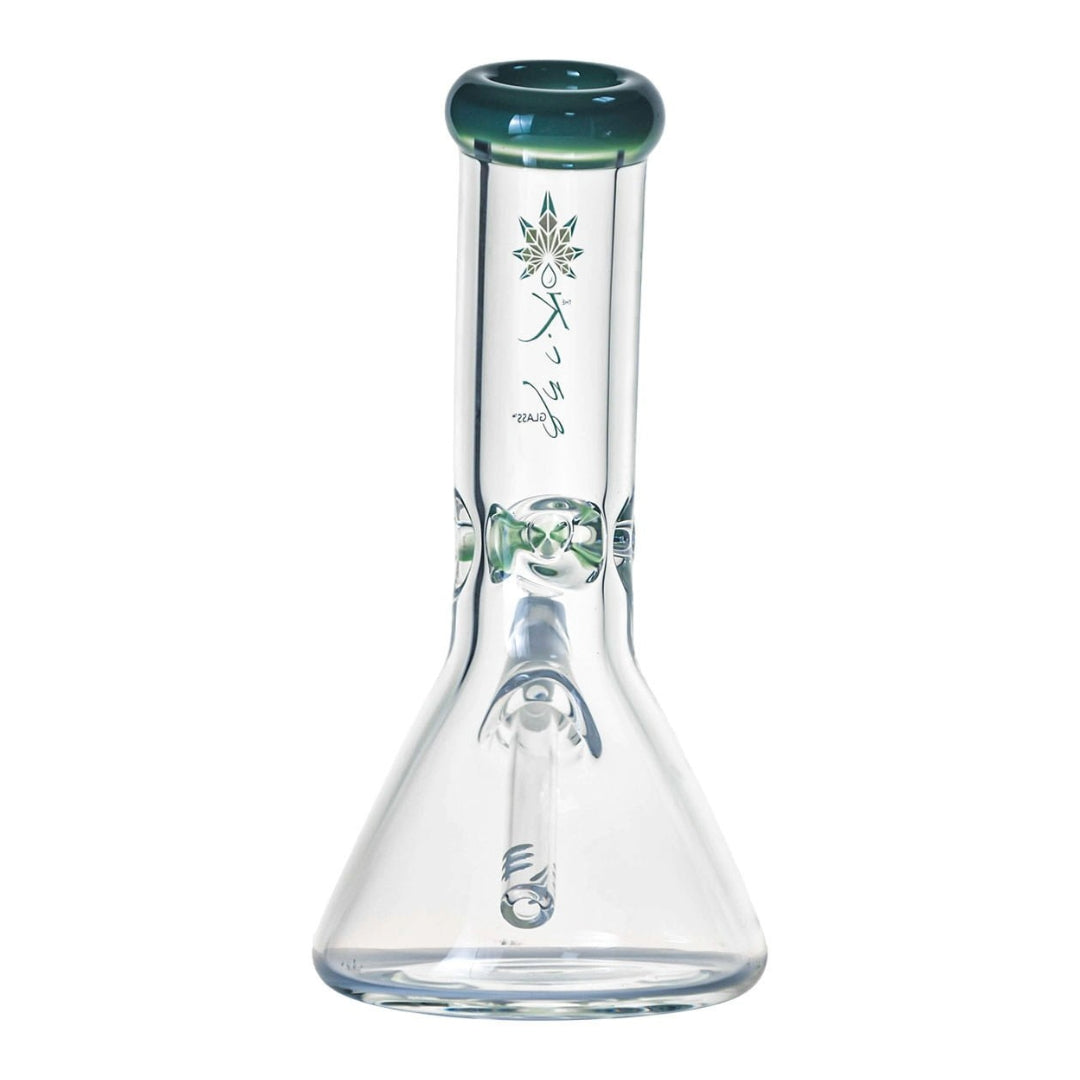 Kind Glass 9mm Thick Bent Neck Beaker Bong - Multiple Sizes