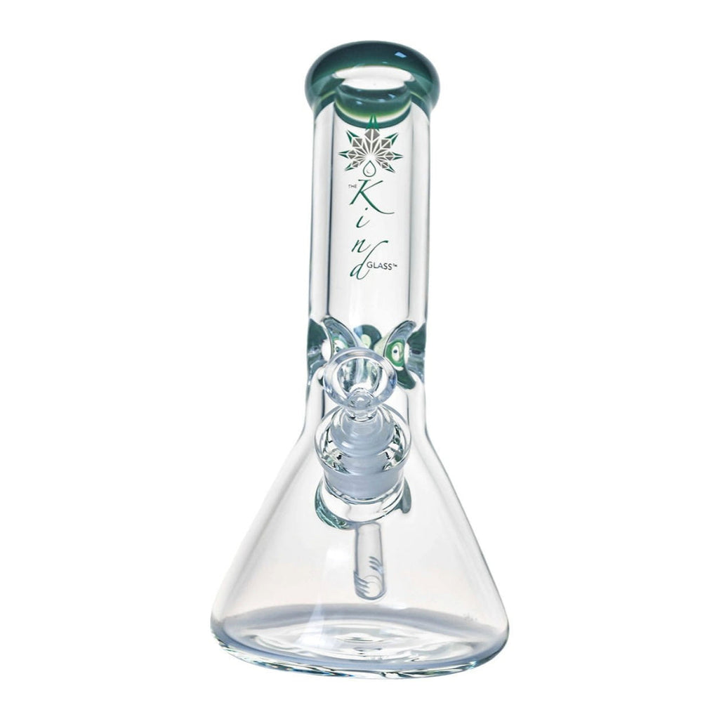 Kind Glass 9mm Thick Bent Neck Beaker Bong - Multiple Sizes