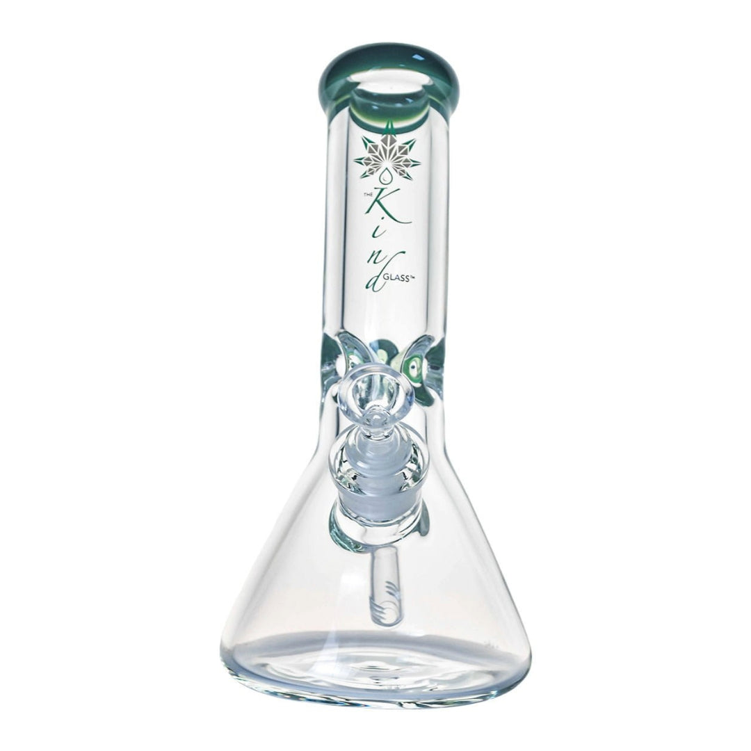 Kind Glass 9mm Thick Bent Neck Beaker Bong - Multiple Sizes