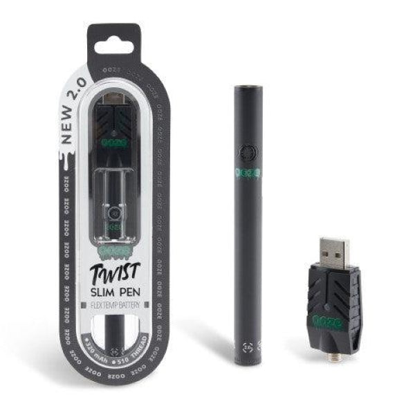 Ooze Slim Twist Vape Pen Battery 2.0 + Smart USB 🔋