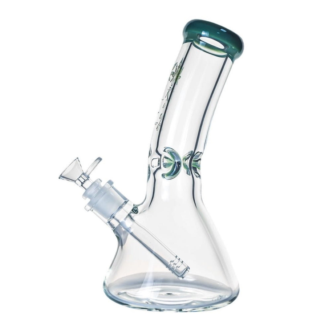 Kind Glass 9mm Thick Bent Neck Beaker Bong - Multiple Sizes