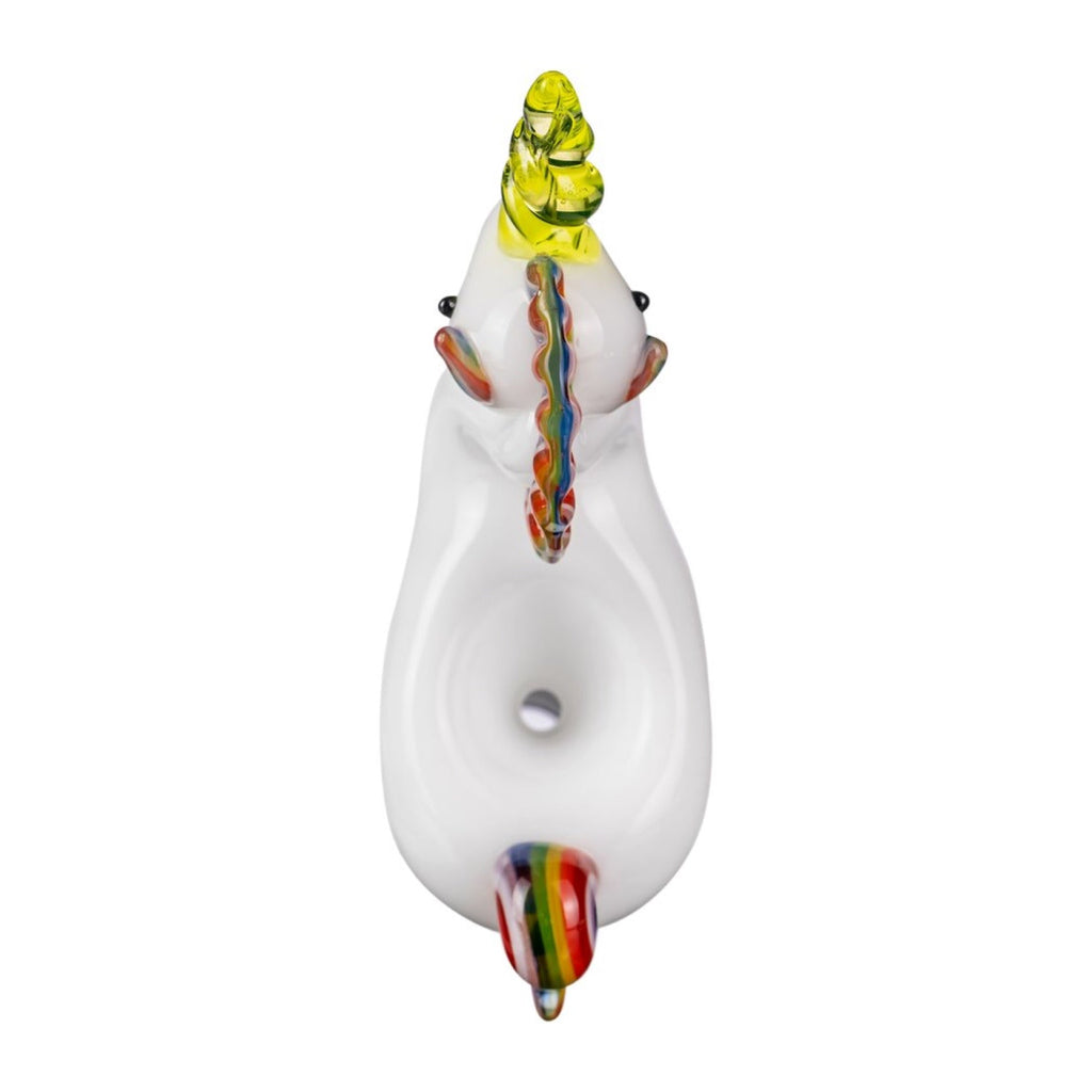 Empire Glassworks UV Rainbow Unicorn Bowl Piece 🌈 (14mm)