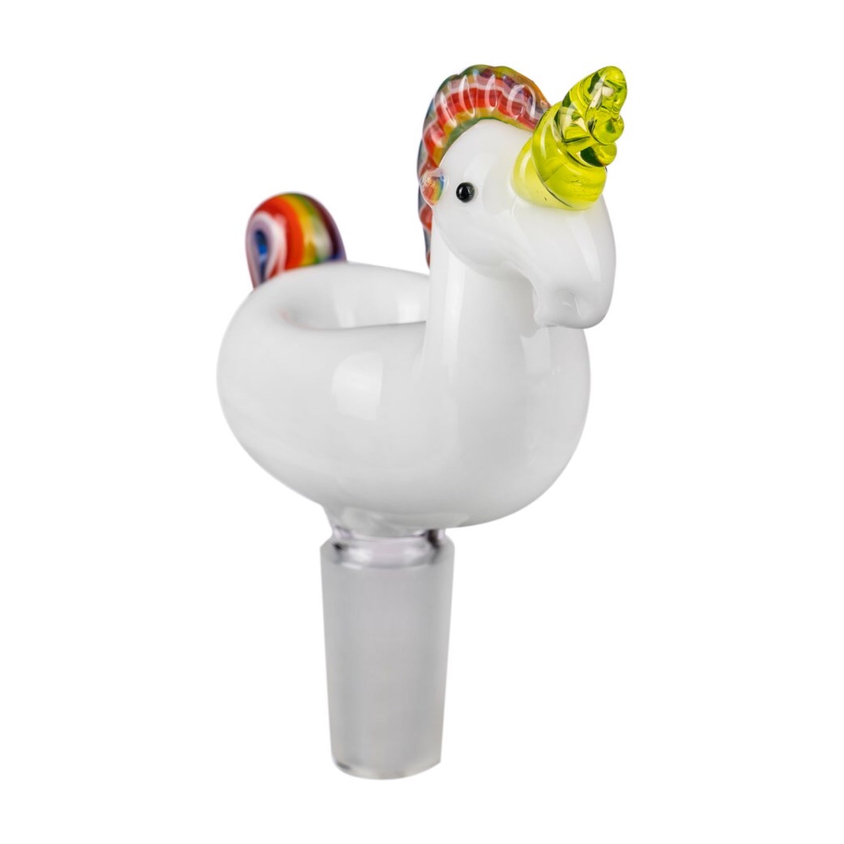 Empire Glassworks UV Rainbow Unicorn Bowl Piece 🌈 (14mm)
