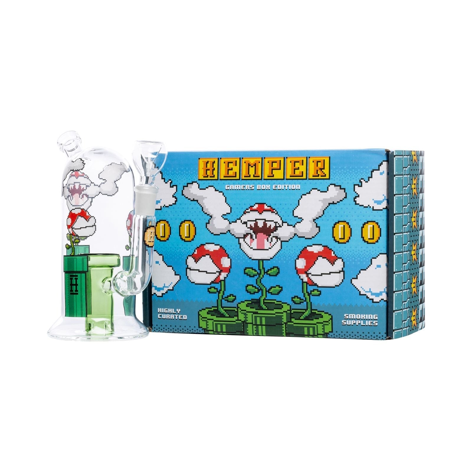 Hemper 7” Gaming Flower Mini Bong 🎮